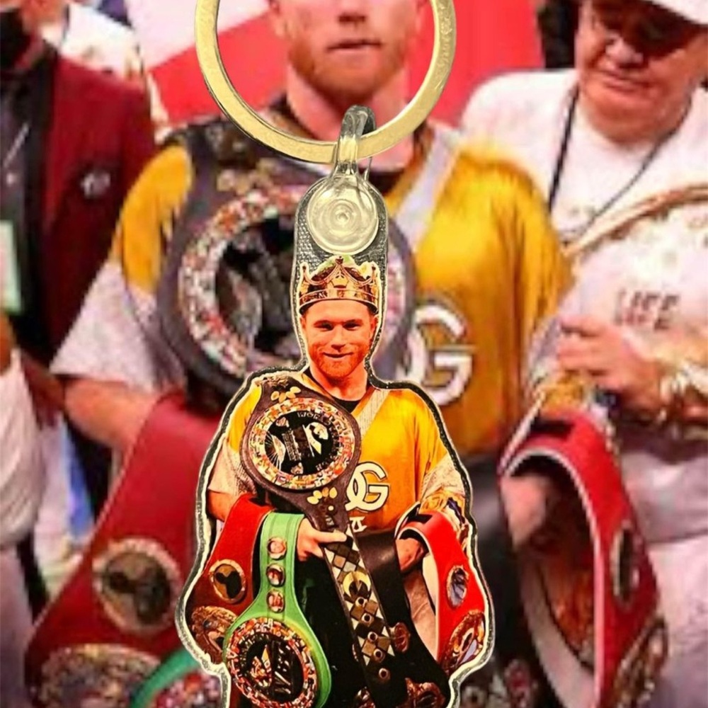 Boxing Champion Keychain with Belts